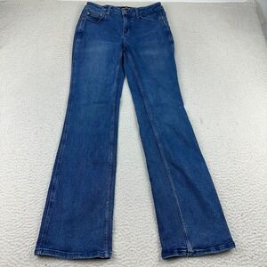 Rank 45 Jeans Womens 27x33 Bootcut Mid Rise‎ Western Rodeo Denim Stretch Blue